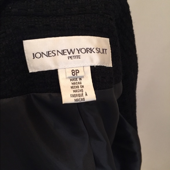 Jones New York Black 2 Pc Princess Square Suit - Picture 7 of 8